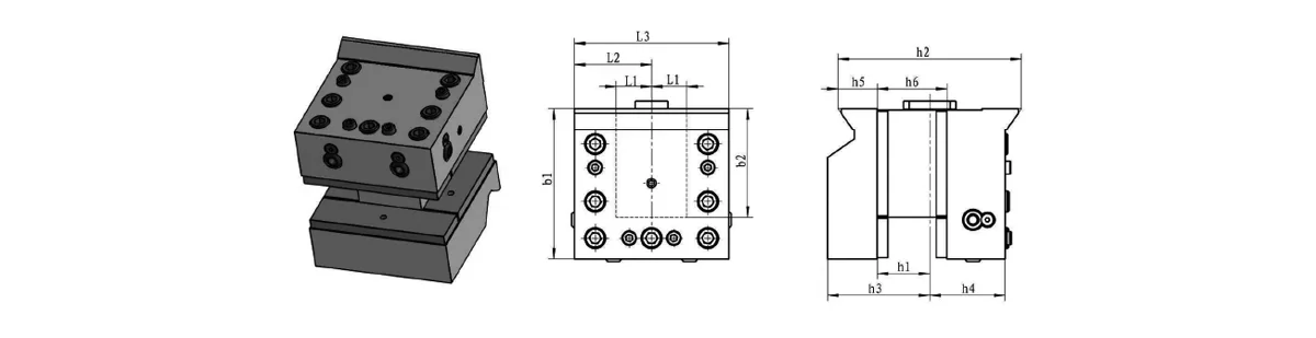 live tool holders dimension