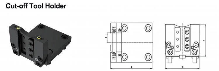 Cut-off Tool Holder Dimension