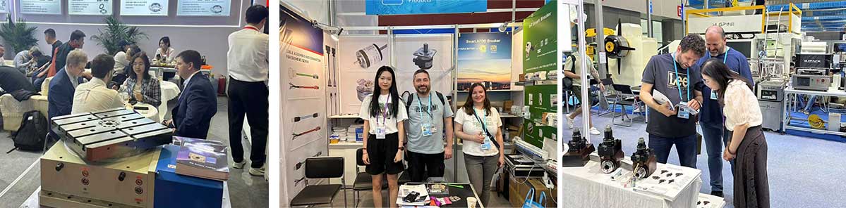 cnc lathe tool holder exhibition and customers