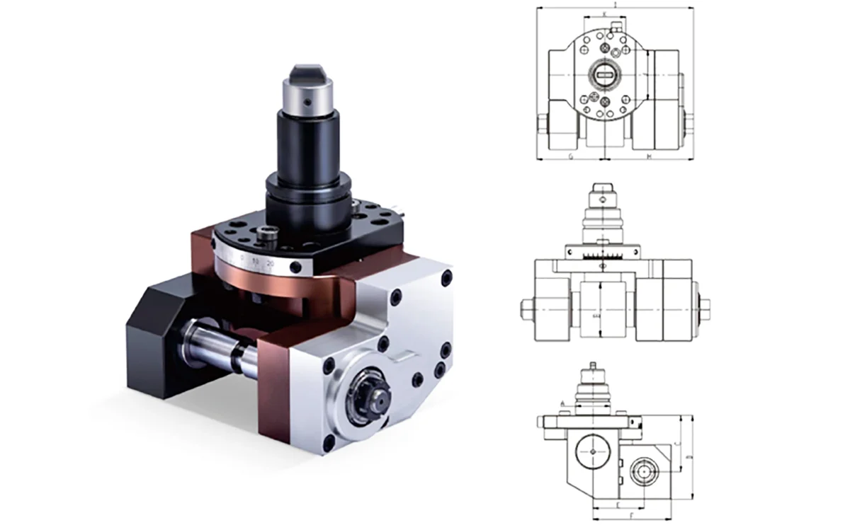 BMT Series Gear Hobbing Driven Tool Holder Dimension BMT Series Gear Hobbing Driven Tool Holder Dimension