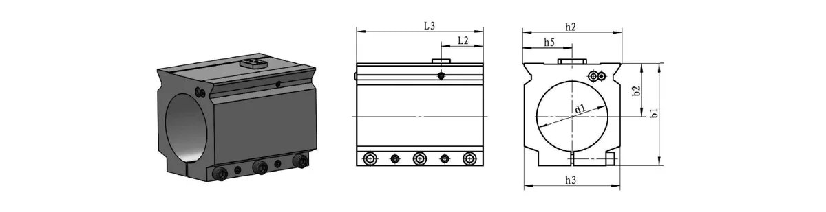 D1 Boring tool holder dimension

