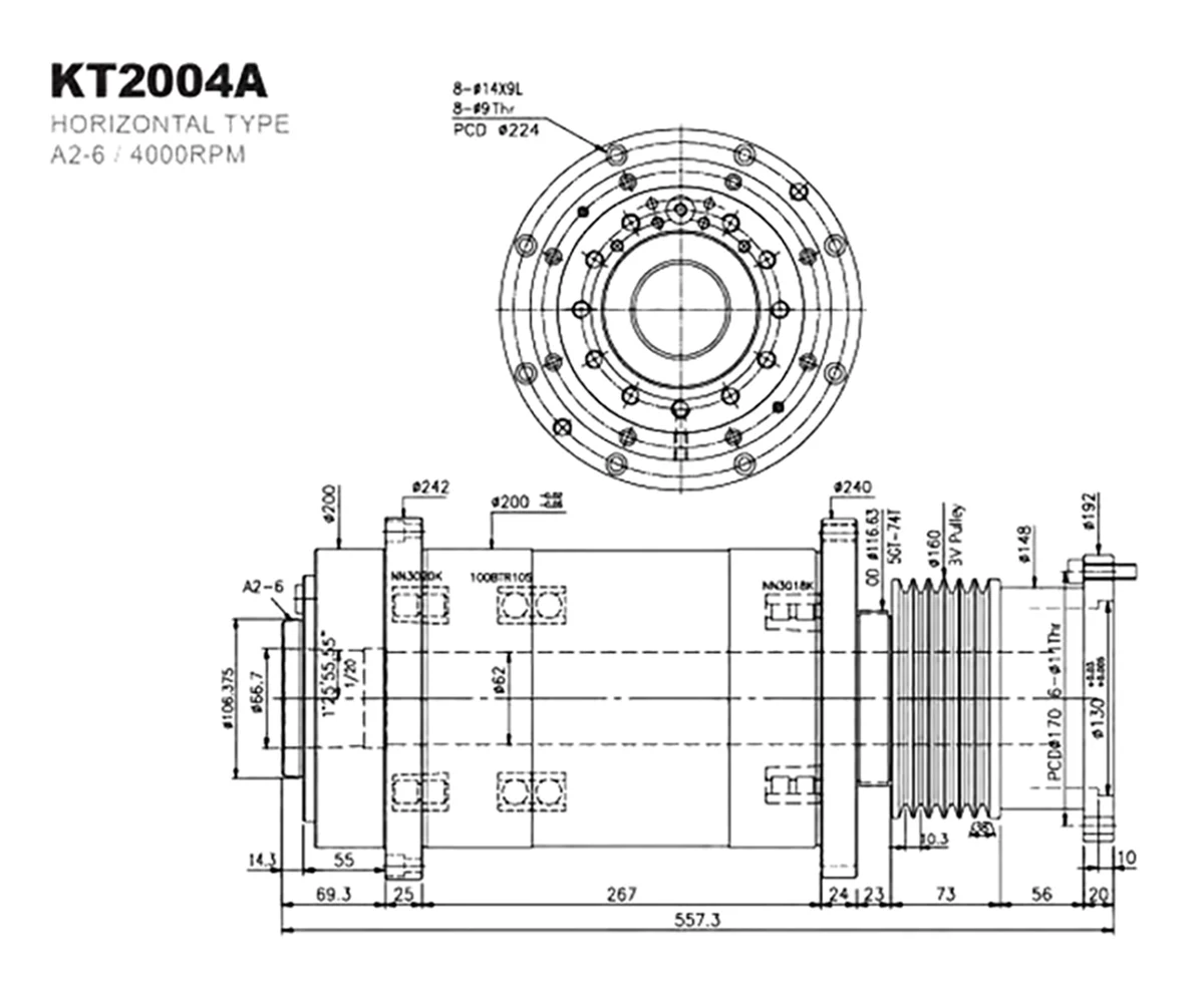 SPINDLES FOR PRECISION MACHINING