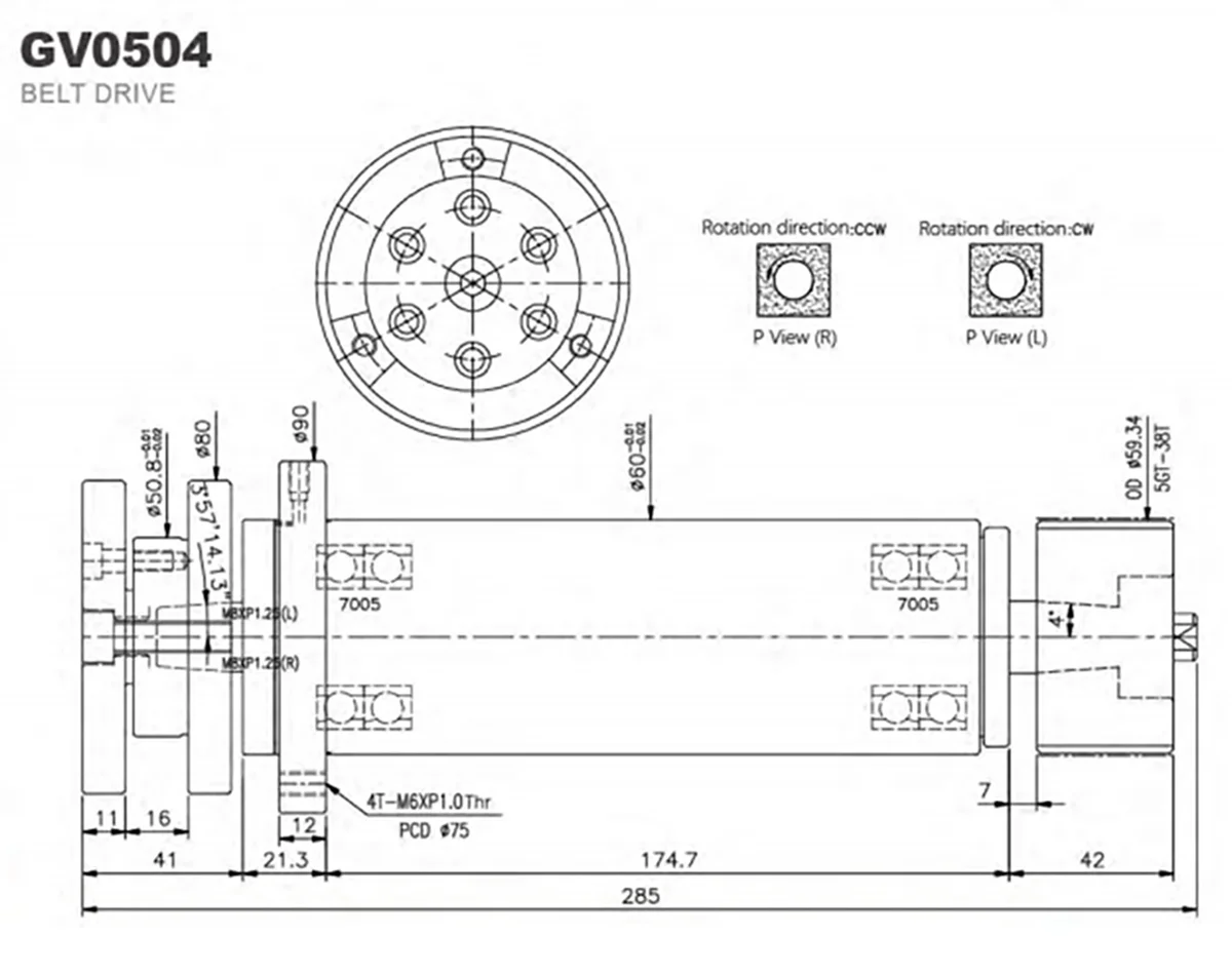 SPINDLES FOR PRECISION MACHINING