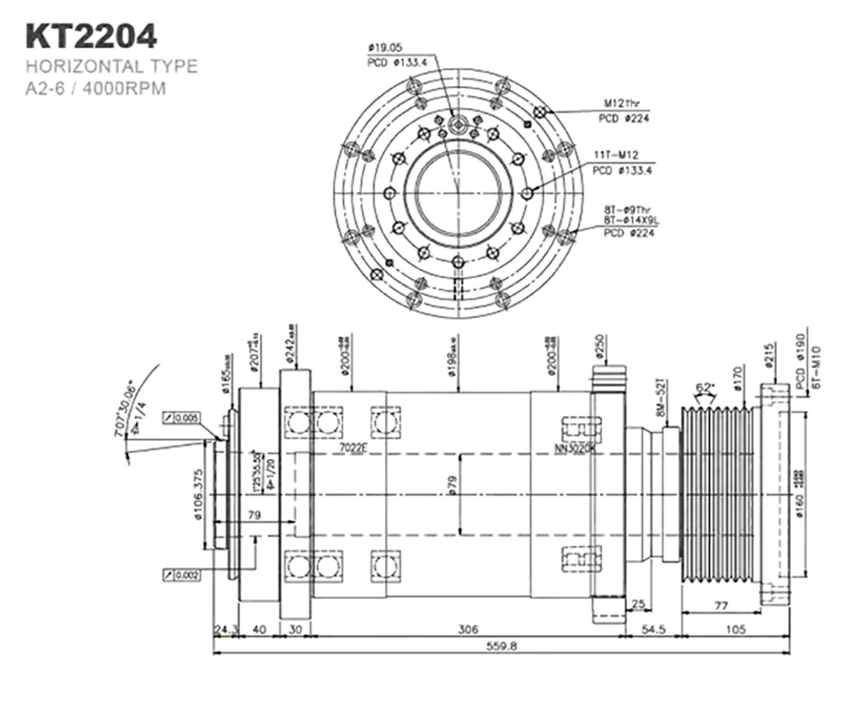 SPINDLES FOR PRECISION MACHINING