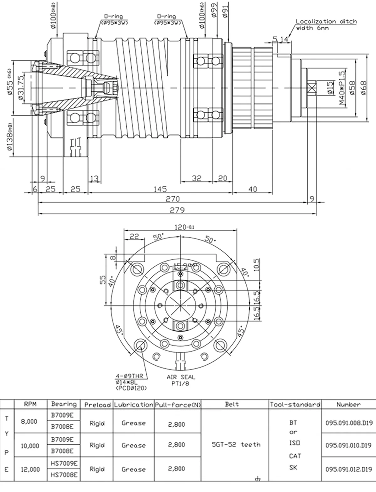 SPINDLES FOR PRECISION MACHINING